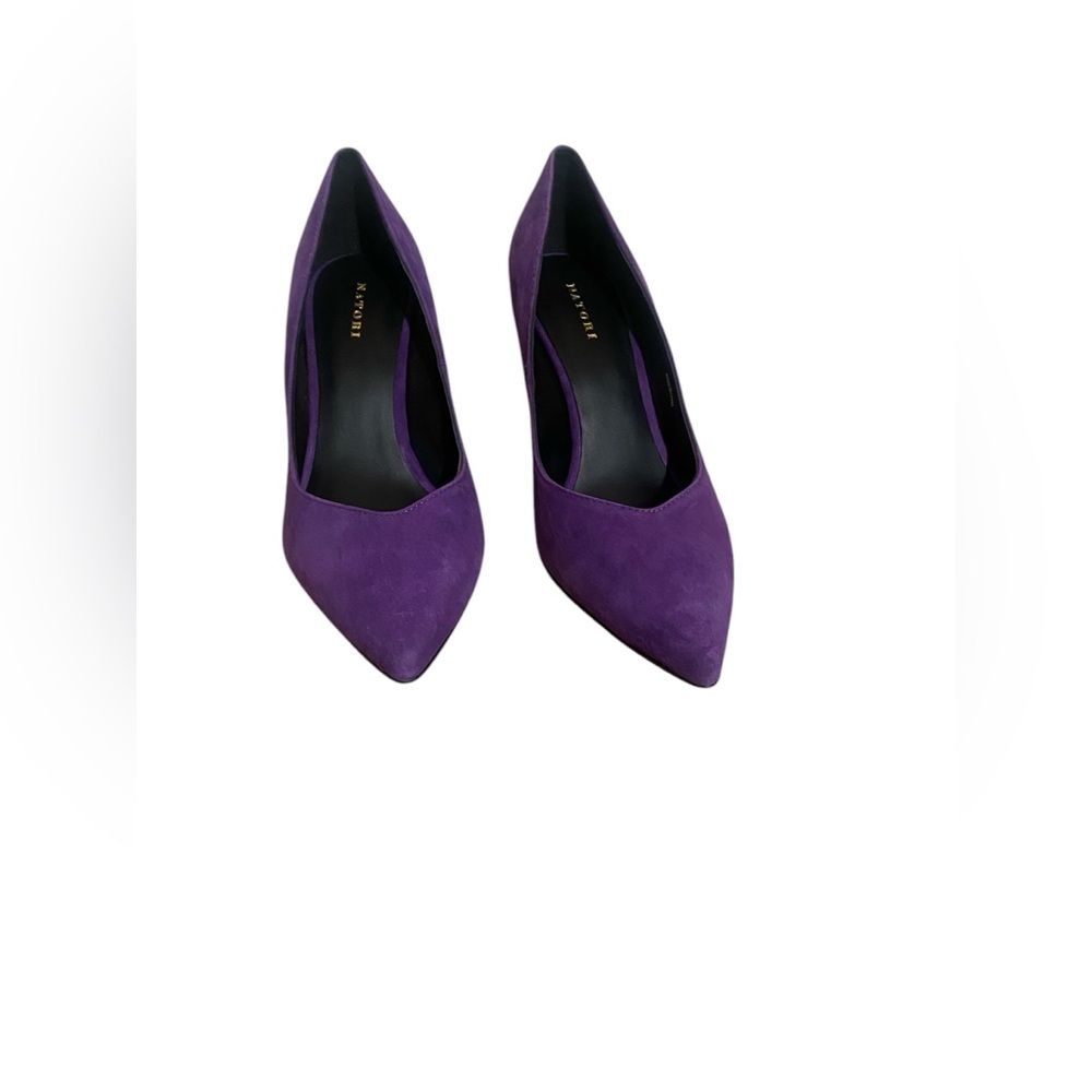 Nori Suede Wedge Pump - Picture 4 of 9